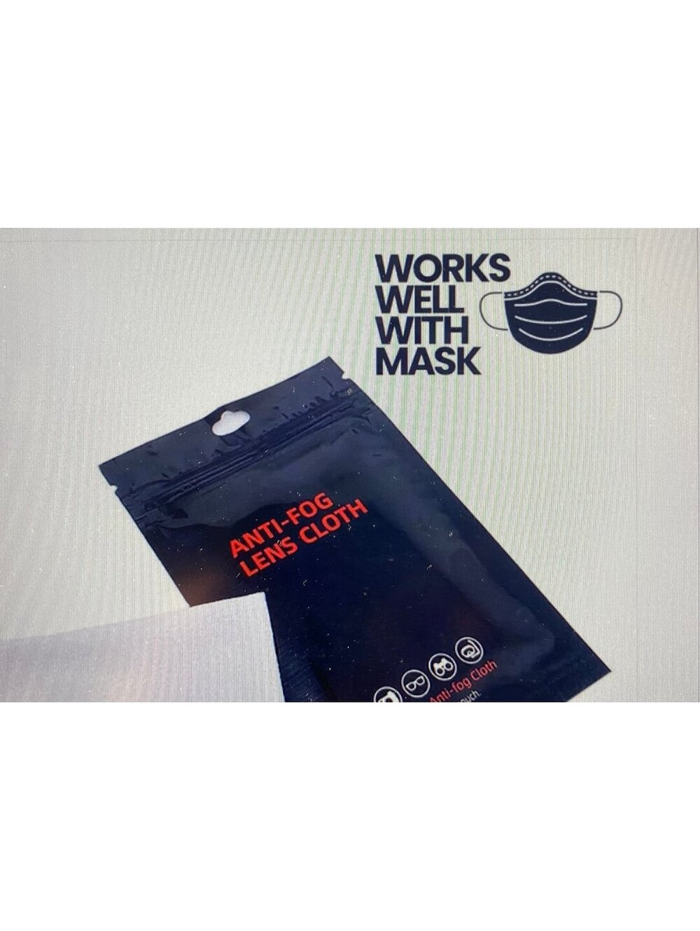 Anti-Fog Lens Cloth (Qty 2)